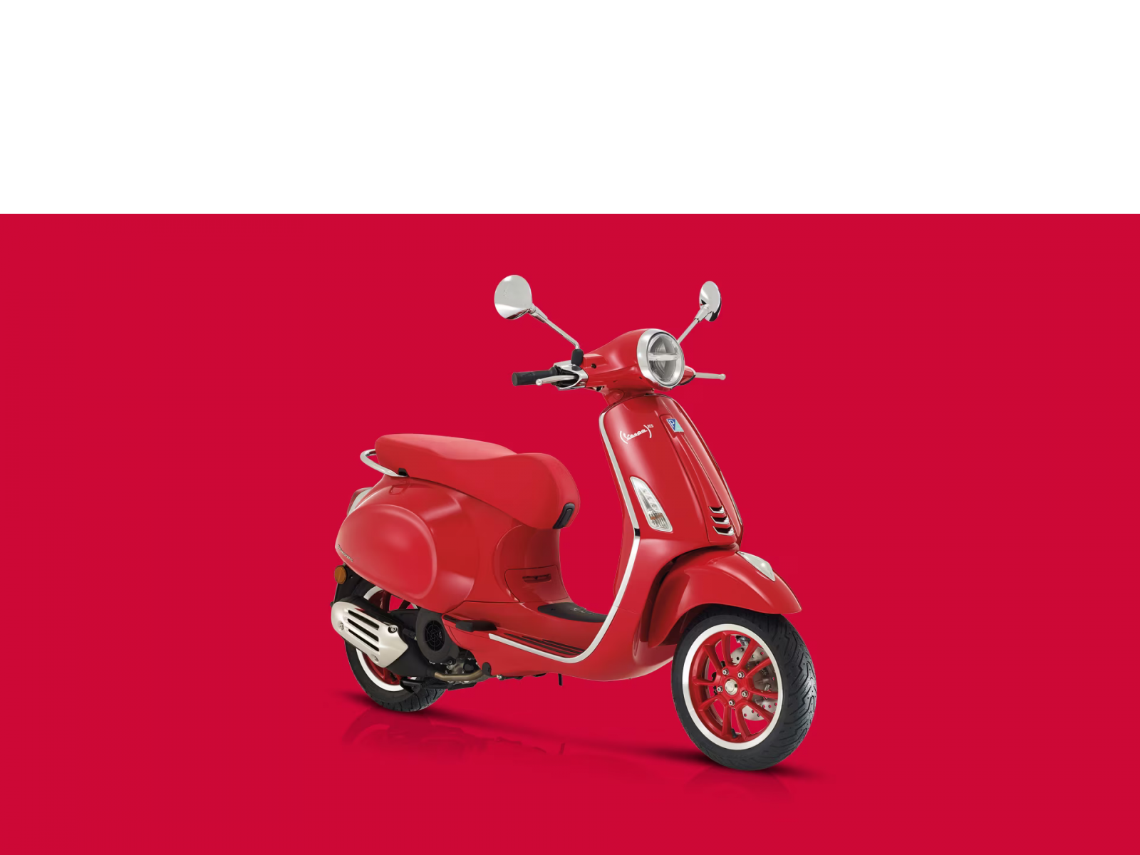 Мотороллер VESPA Primavera 50 RED, 2023, красный